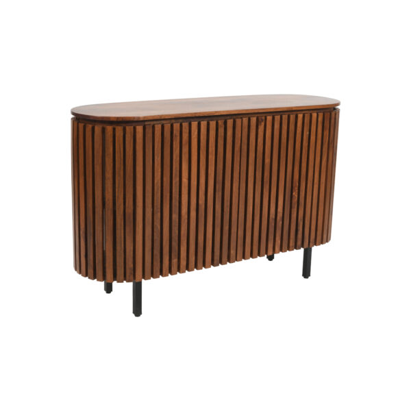 Taleda Slatted Mango Wood Large 2 Doors Sideboard | Assembly Required