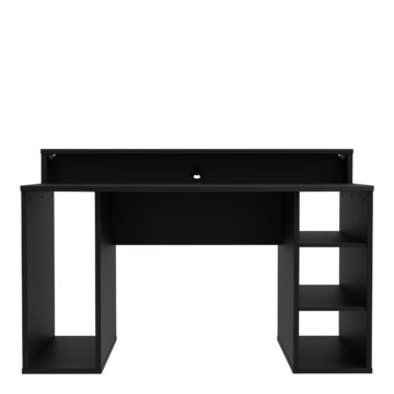 Tezaar Gaming Desk in Matt Black