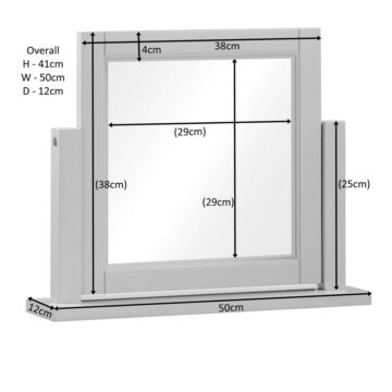 Wessex Grey Mirror