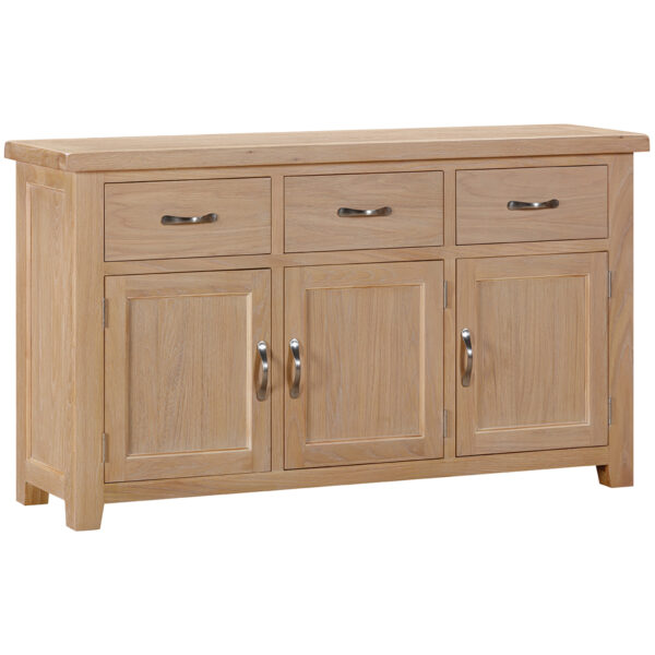 Wessex Oak 3 Doors 3 Drawers Sideboard