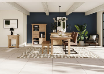Wessex Oak Tall Wide Bookcase