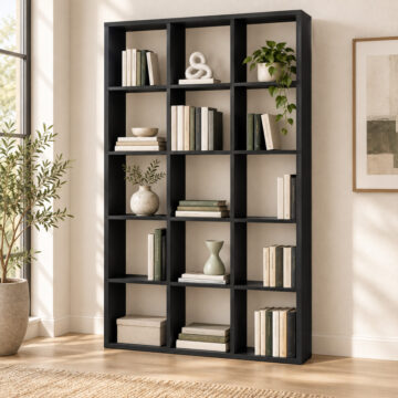 Mauri Cube 3×5 Storage Unit | Matte Black