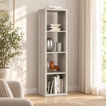 Mauri Cube 3 Shelves Storage Unit | Sand Oak