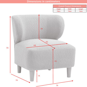Joslin Accent Chair Grey