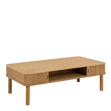Langworth Oak Sliding Door Coffee Table
