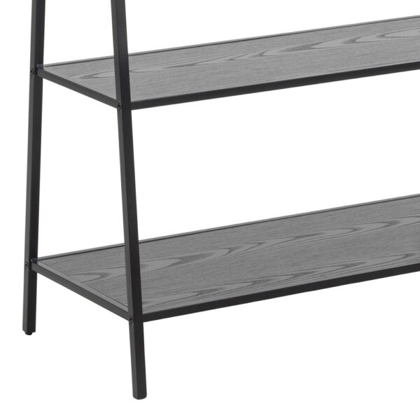 Milford Clothes Rack with 2 shelves in Black | Self Assembly