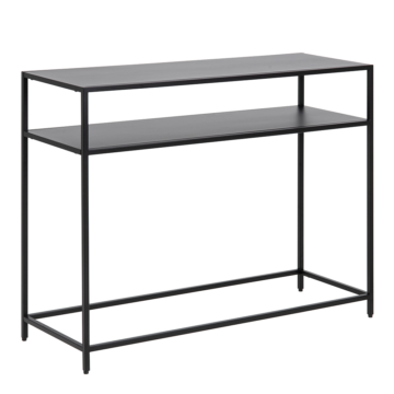 Newland Black Metal Frame Console Table