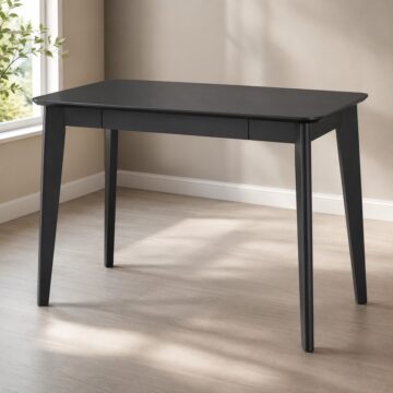 Roxburgh Black 1 Drawer Office Desk