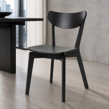 Roxburgh Pair of Black Dining Chairs