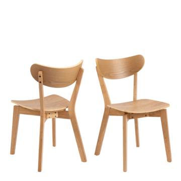 Roxburgh Dining Chairs | Oak Finish
