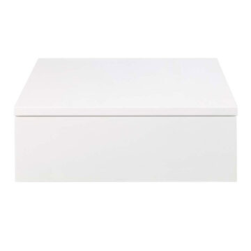 Avington White 1 Drawer Floating Bedside Table