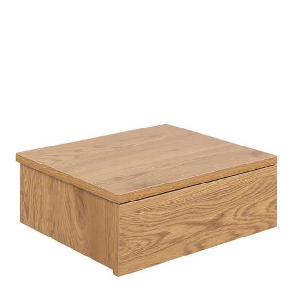 Avington Square Bedside Table with 1 Drawers in Oak