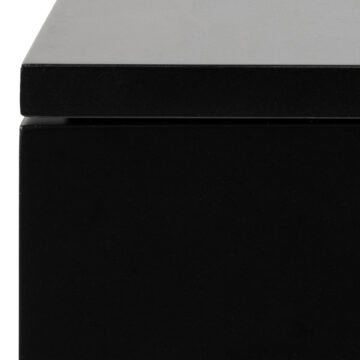 Avington Black 1 Drawer Floating Bedside Table
