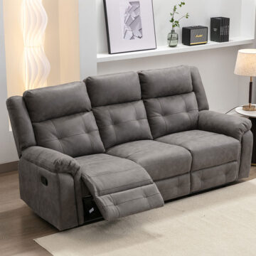 Berland 3 Seater Dark Grey | Self Assembly