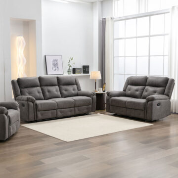 Berland 3+2 Suite Dark Grey | Self Assembly