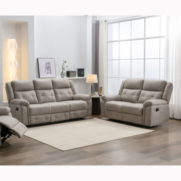 Berland 3+2 Suite Light Grey