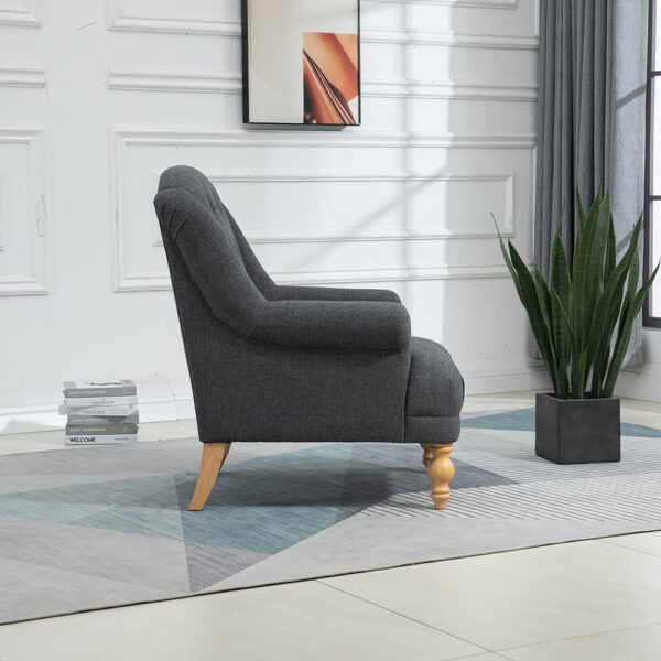 Chaplin Accent Chair Dark Grey
