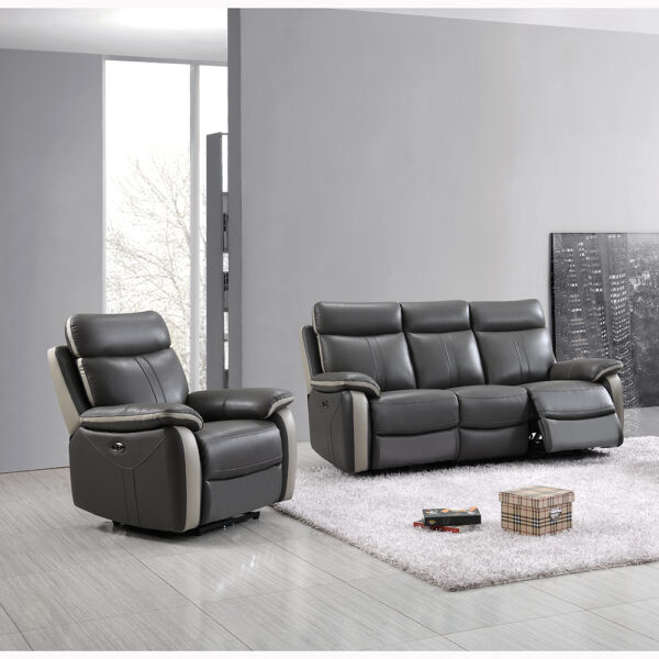 Chatham 3+1+1 Suite Dark Grey Fusion (Electric)