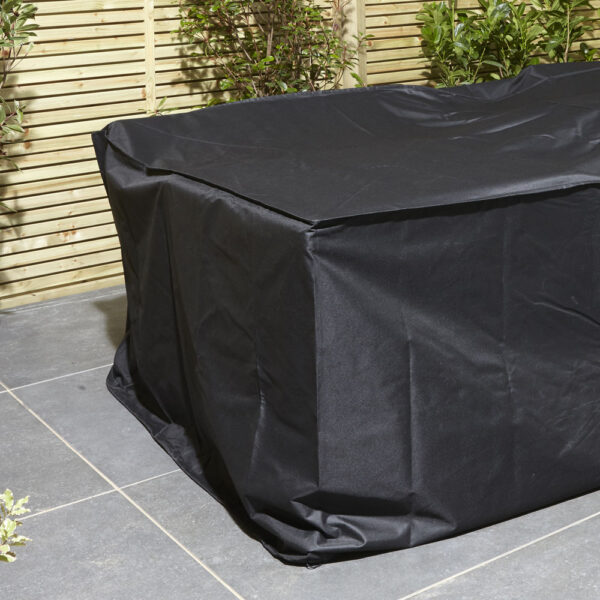 Black Oakworld Alfresco Furniture Cover Rectangular 200x200x90cm | Fully Assembled