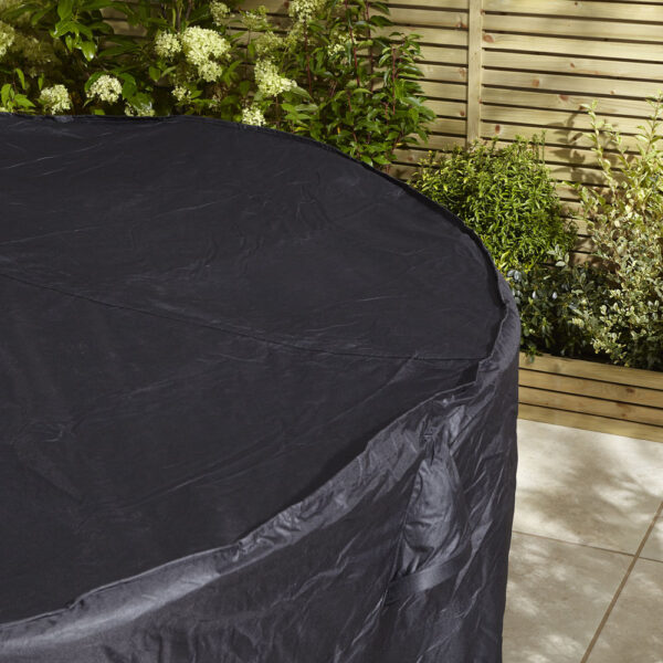 Black Oakworld Alfresco Furniture Cover Round dia. 250x93cm | Fully Assembled