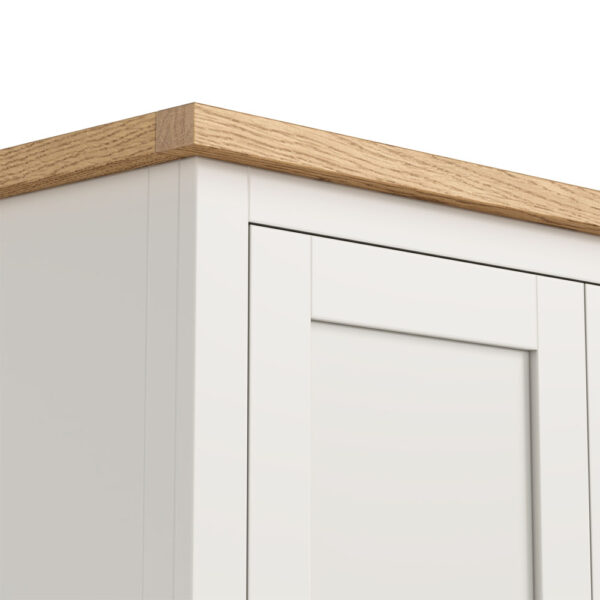 Bowness White Triple Wardrobe