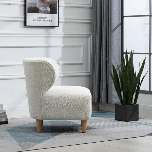Joslin Accent Chair White | Self Assembly