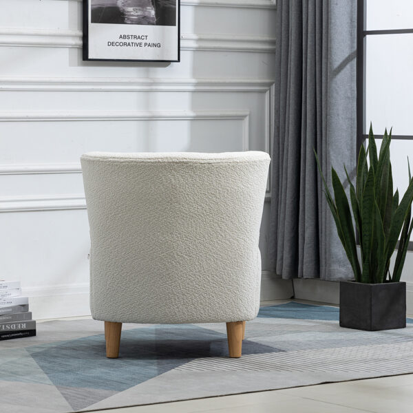 Joslin Accent Chair White | Self Assembly