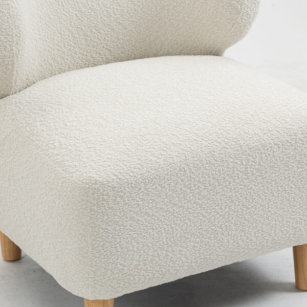 Joslin Accent Chair White | Self Assembly