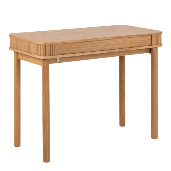 Langworth Office Desk in Oak | Self Assembly