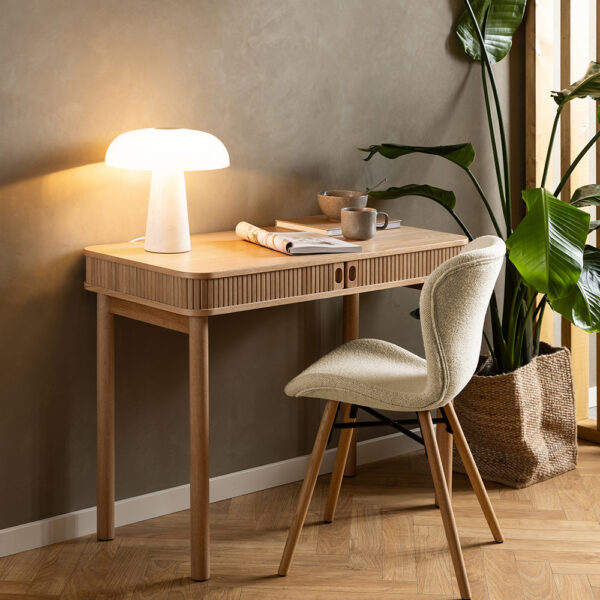 Langworth Office Desk in Oak | Self Assembly