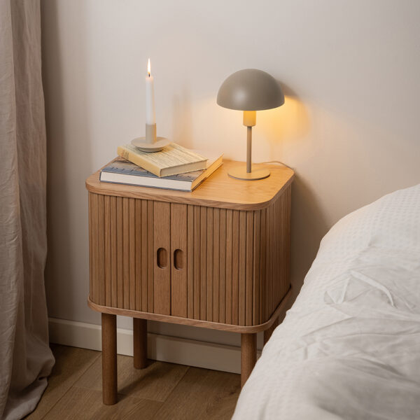 Langworth Square Bedside Table in Oak | Self Assembly