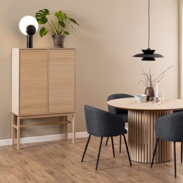 Lindley White Oak 2 Door Cabinet