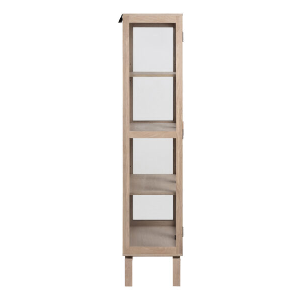 Lindley Display Cabinet in White | Self Assembly