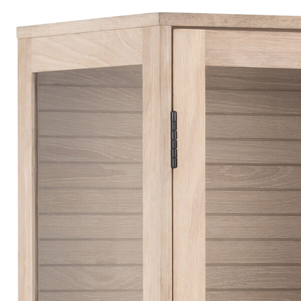 Lindley Display Cabinet in White | Self Assembly