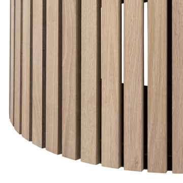 Lindley White Oak Round Dining Table