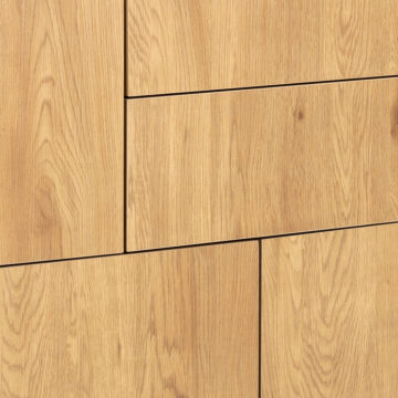 Milford Black 3 Door 2 Drawer Sideboard | Oak Finish