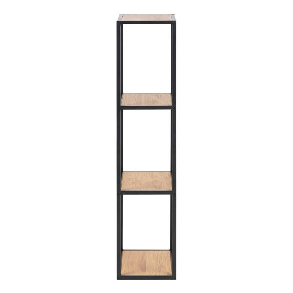 Milford Black Metal Wall Shelf | Self Assembly