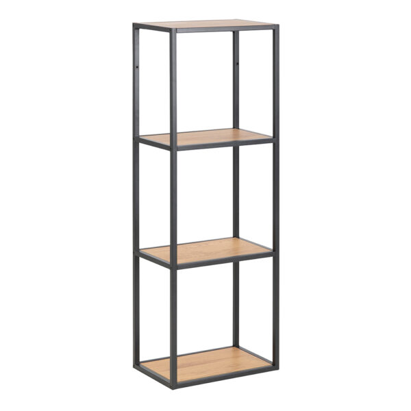 Milford Black Metal Wall Shelf