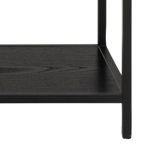 Milford Bookcase with 4 Shelves and 1 Drawer in Black | Self Assembly
