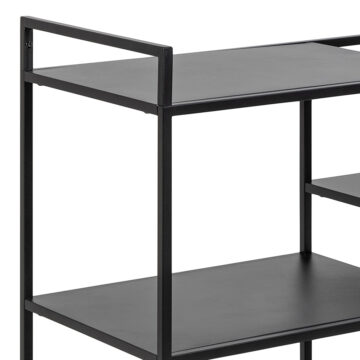 Newland Serving Trolley in Matte Black