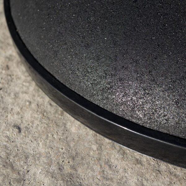 Black Oakworld Alfresco Round Parasol Base | Fully Assembled