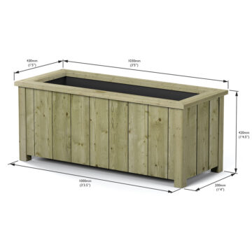 Alfresco Premium Heritage Rectangular Planter