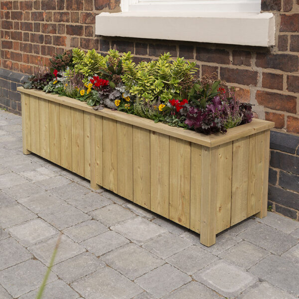 Oakworld Alfresco Premium Heritage Trough Planter | Fully Assembled