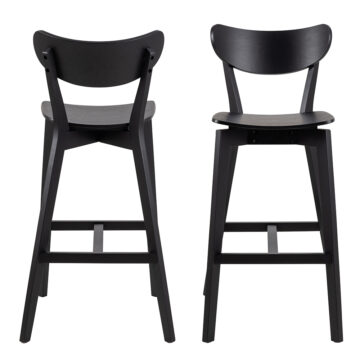Roxburgh Bar Stool in Oak Set of 2