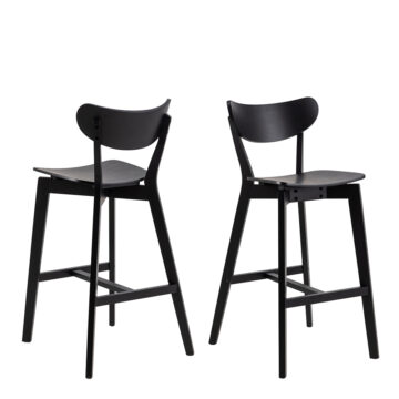 Roxburgh Bar Stool in Oak Set of 2