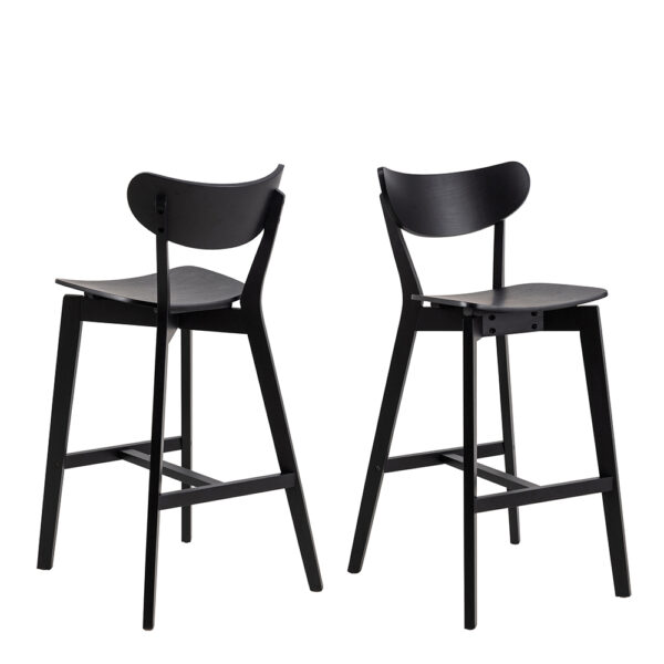 Roxburgh Bar Stool in Oak Set of 2