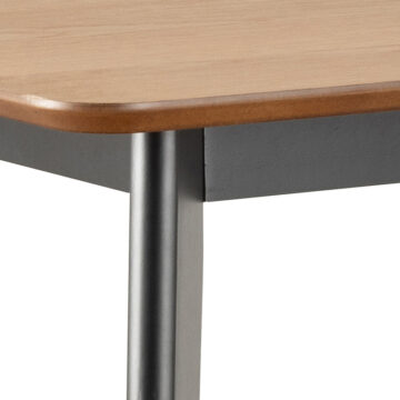 Beige Roxburgh Bar Table in Oak