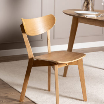 Roxburgh Dining Chairs | Oak Finish