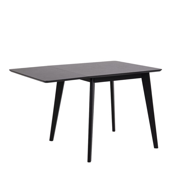Roxburgh Extending Dining Table 80-120cm in Black | Self Assembly