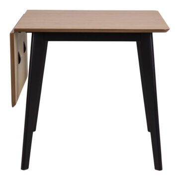 Roxburgh Extending Dining Table 80-120cm in Oak & Black